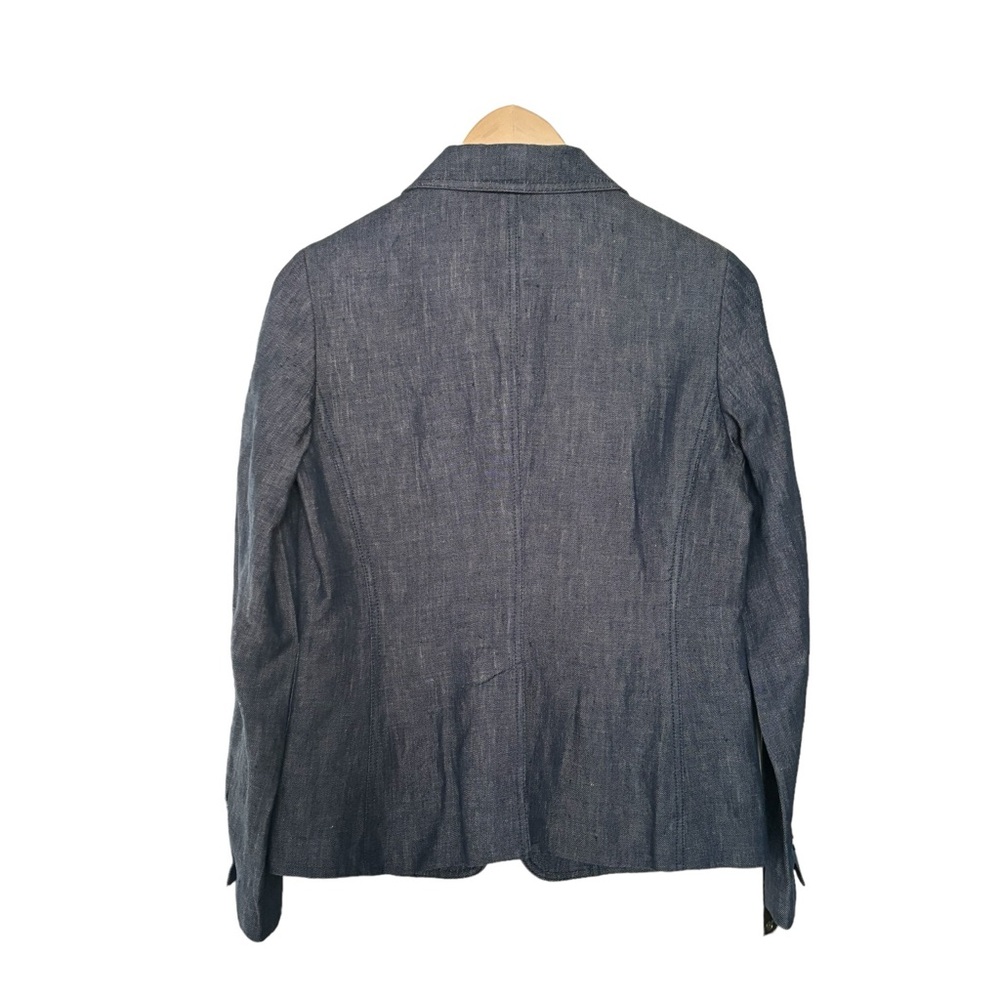 Talbots Linen One Button Jacket 4 - image 7